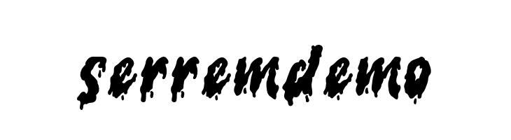 serrem demo  Free Fonts Download