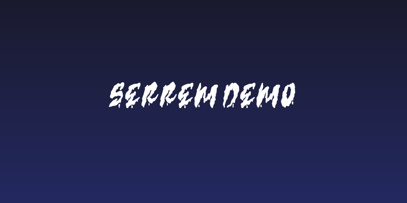 serrem demo Social Header
