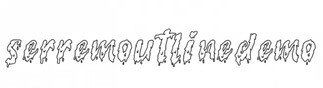 serrem outline demo  Fuentes Gratis Descargar