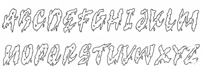 serrem outline demo Fonte MAIÚSCULAS