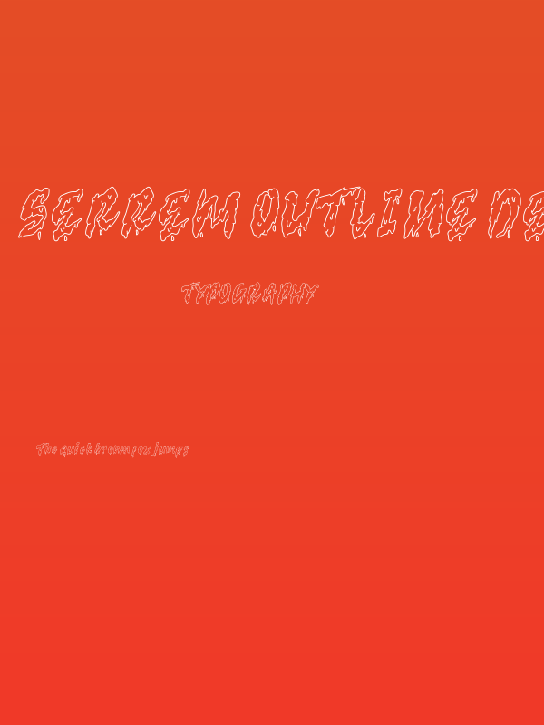 serrem outline demo Poster