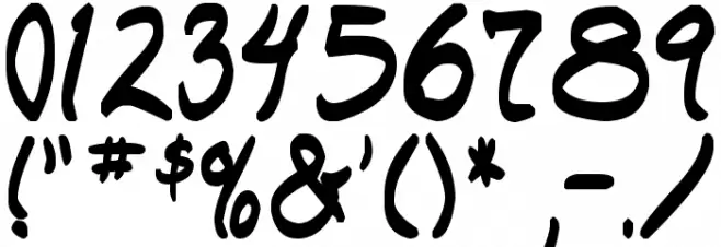 setlist  TBS Bold Font OTHER CHARS