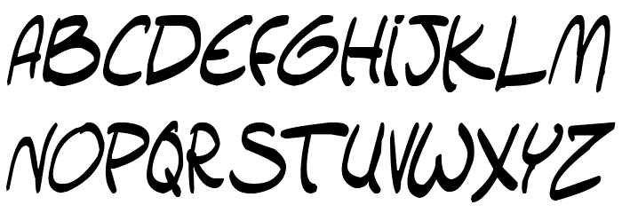 setlist TBS Italic Font LOWERCASE
