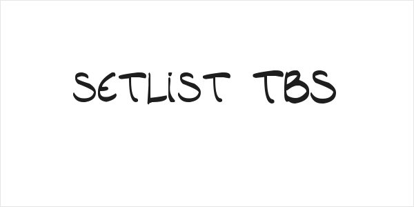 setlist  TBS Logo
