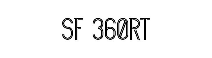SF 360RT  नि: शुल्क फ़ॉन्ट्स डाउनलोड