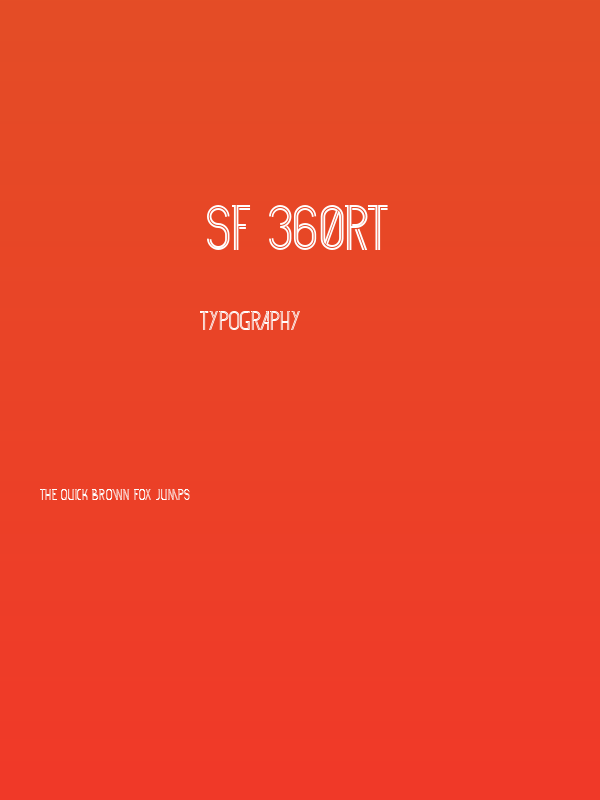 SF 360RT Poster