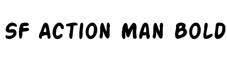 SF Action Man Bold  免费字体下载