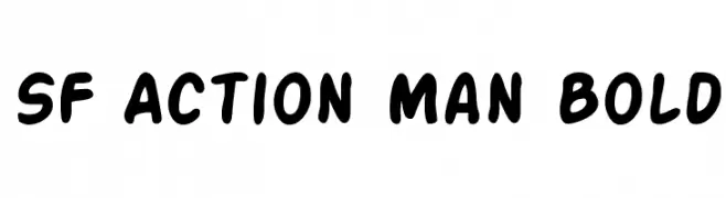 SF Action Man Bold  Скачать бесплатные шрифты