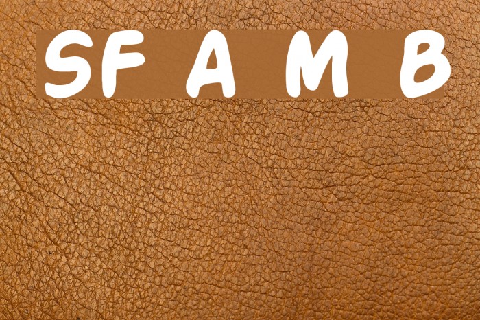 SF Action Man Bold Font examples