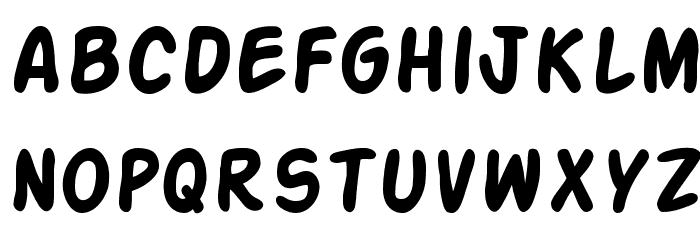 SF Action Man Bold Font LOWERCASE