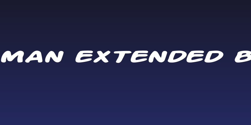 SF Action Man Extended Bold Italic Social Header