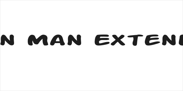 SF Action Man Extended Bold Logo