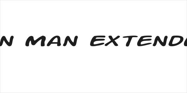 SF Action Man Extended Italic Logo