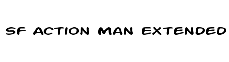 SF Action Man Extended  font caratteri gratis