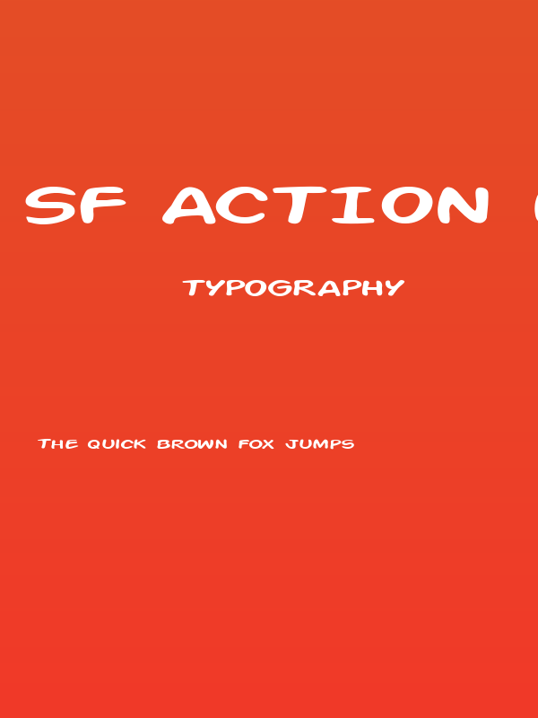 SF Action Man Extended Poster
