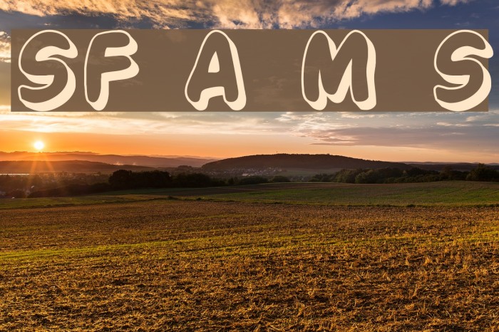 SF Action Man Shaded Font examples