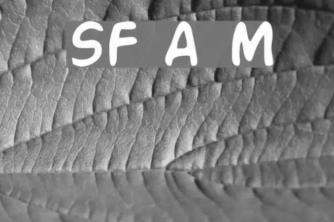 SF Action Man Font examples