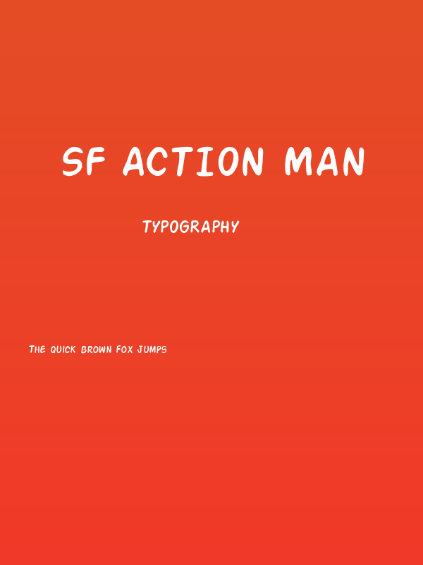 SF Action Man Poster