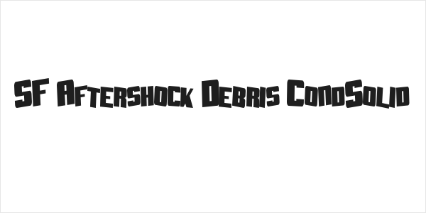 SF Aftershock Debris CondSolid Logo