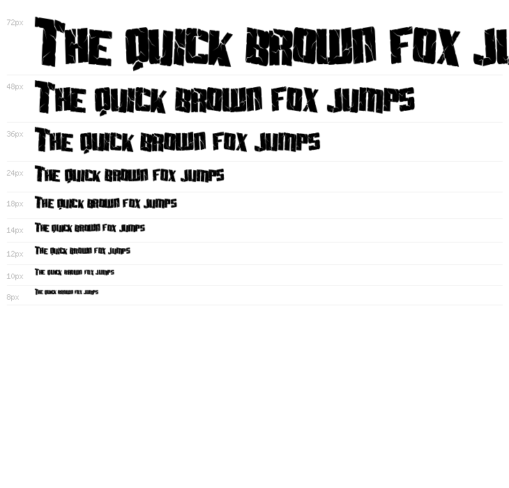 SF Aftershock Debris Condensed Waterfall