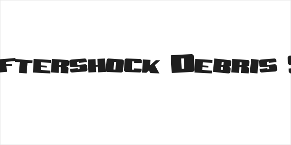 SF Aftershock Debris Solid Logo