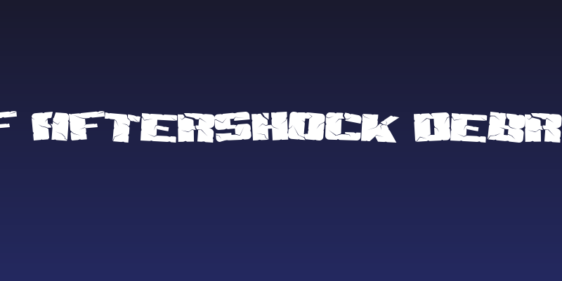 SF Aftershock Debris Social Header