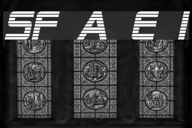 SF Alien Encounters Italic Font examples