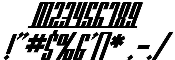 SF Americana Dreams Bold Font OTHER CHARS