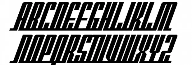 SF Americana Dreams Bold Font UPPERCASE