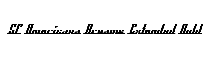SF Americana Dreams Extended Bold Fonte