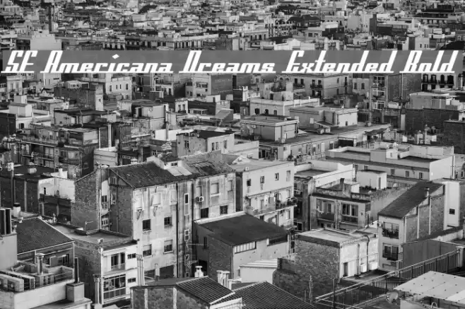 SF Americana Dreams Extended Bold Fuentes examples