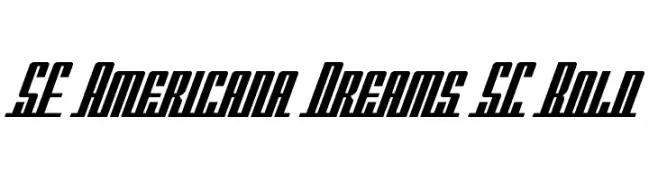 SF Americana Dreams SC Bold  नि: शुल्क फ़ॉन्ट्स डाउनलोड