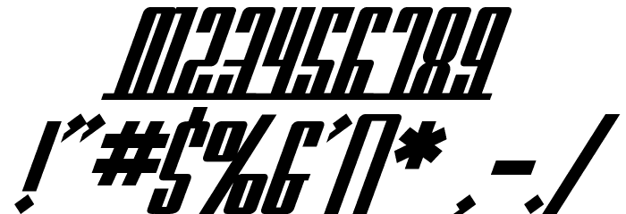 SF Americana Dreams SC Bold Font OTHER CHARS