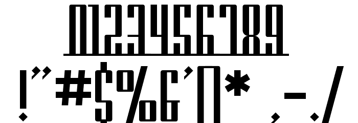 SF Americana Dreams SC Upright Font OTHER CHARS