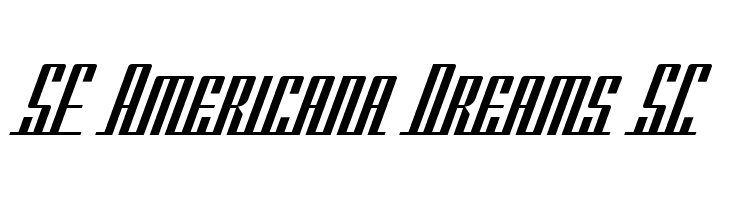 SF Americana Dreams SC  font caratteri gratis