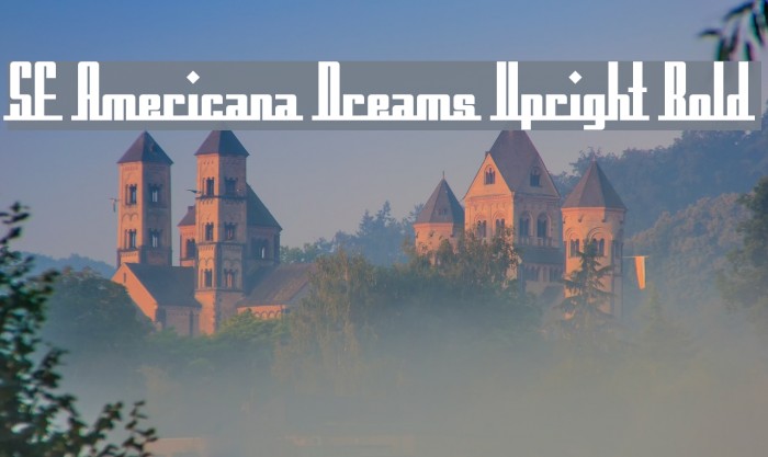 SF Americana Dreams Upright Bold Polices examples