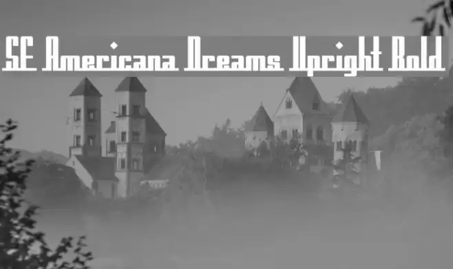 SF Americana Dreams Upright Bold Polices examples
