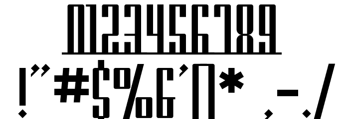SF Americana Dreams Upright フォント その他の文字