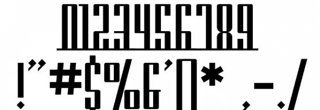 SF Americana Dreams Upright フォント その他の文字