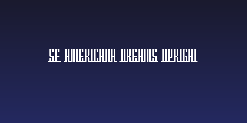 SF Americana Dreams Upright Social Header