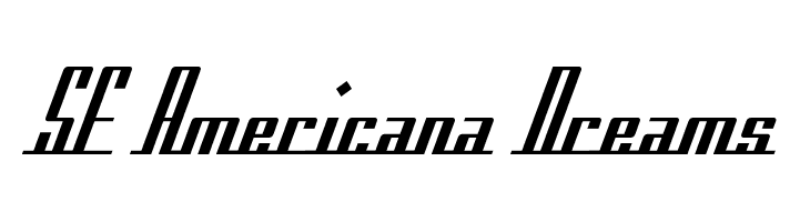 SF Americana Dreams Font