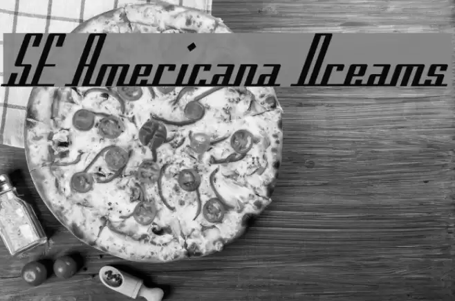 SF Americana Dreams Font examples