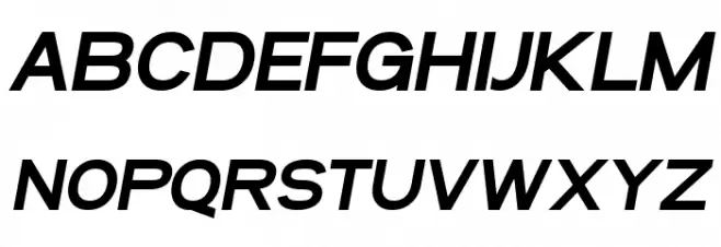 SF Arborcrest Heavy Oblique Schriftart Groß