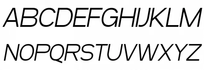 SF Arborcrest Light Oblique Schriftart Groß
