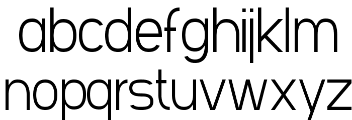 SF Arborcrest Light Font LOWERCASE