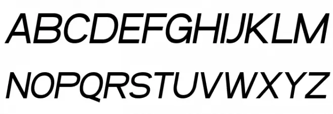 SF Arborcrest Medium Oblique Schriftart Groß