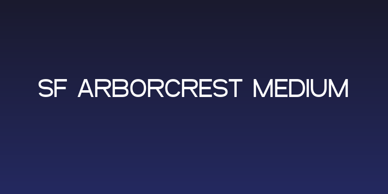 SF Arborcrest Medium Social Header