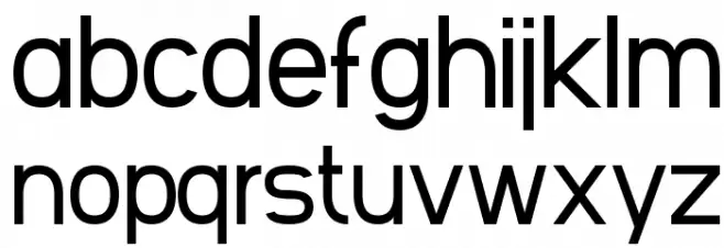 SF Arborcrest Medium Schriftart Kleinbuchstaben