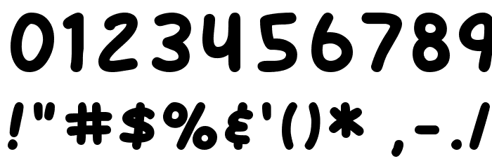 SF Arch Rival Bold Font OTHER CHARS