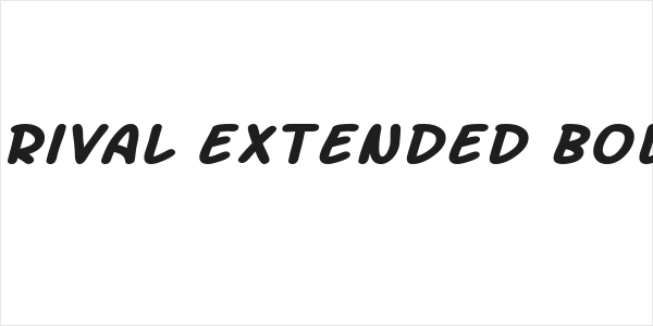 SF Arch Rival Extended Bold Italic Logo